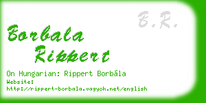 borbala rippert business card